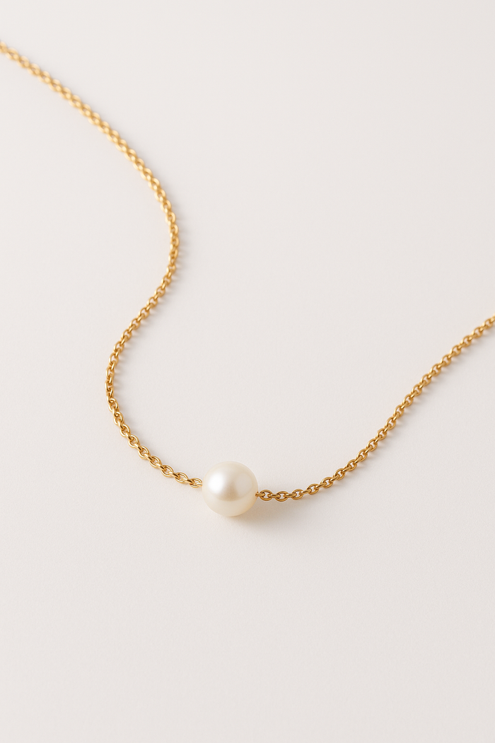 Pearl Drop Pendant Necklace